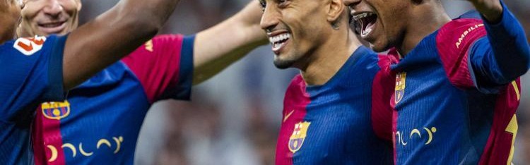 巴萨欧冠联赛阶段大名单：莱万、拉菲尼亚、亚马尔领衔，特狮入选